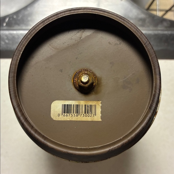 EUC B&BW Gold/Red Mushroom Candle Holder - Picture 5 of 5